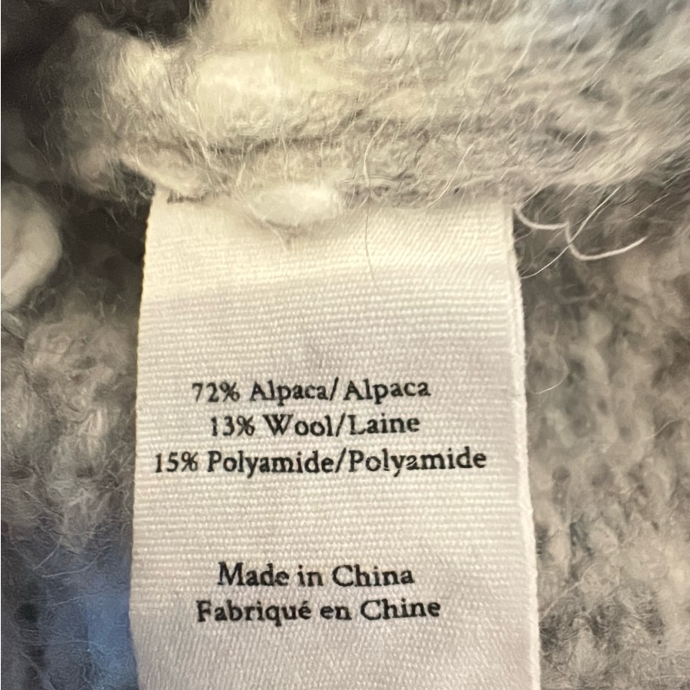 Loveshackfancy Gray And Brown Patterned Sweater - image 5